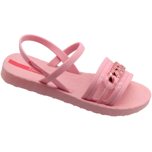 Sandália Rasteira Ipanema Metal Glam Infantil Menina