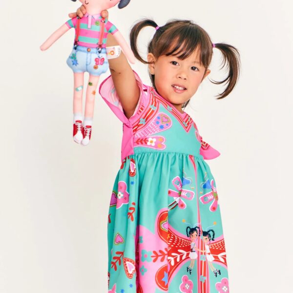 Boneca Almofada Infantil Um dia de borboleta