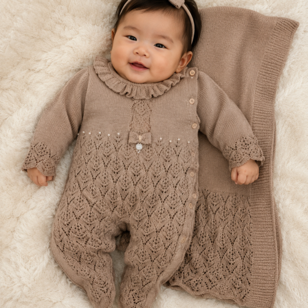 Kit Saída Maternidade Noruega Baby-bege
